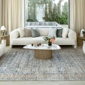 Repeating Medallion Faded Rugs - Image 2