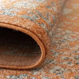 Faded Traditional Medallion Rug - Image 4