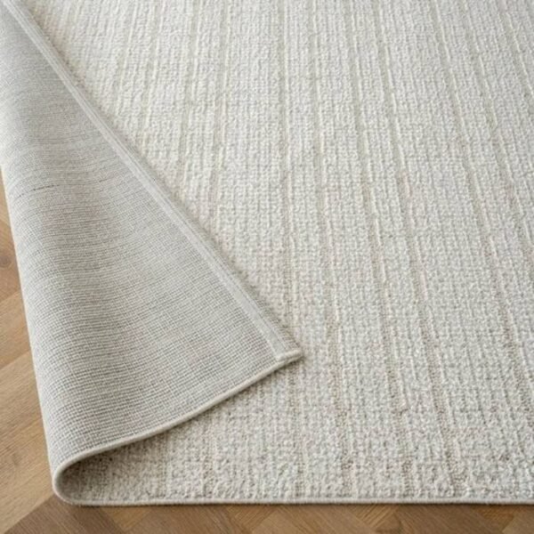 Tranquil textured ivory Rug design