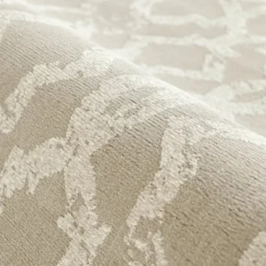 Soft Trellis Pattern Beige Ivory Rug For Rooms