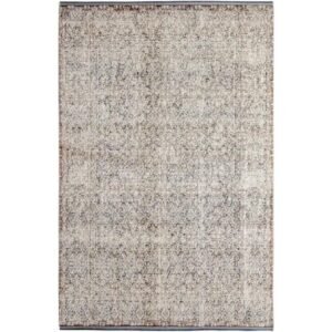 Antique-style faded traditional rug