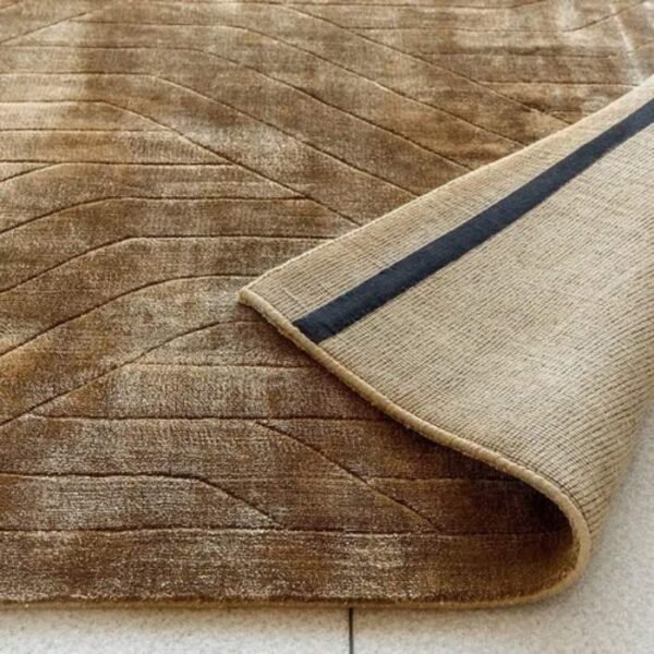 Solid Gold Area Runner Rugs image 3