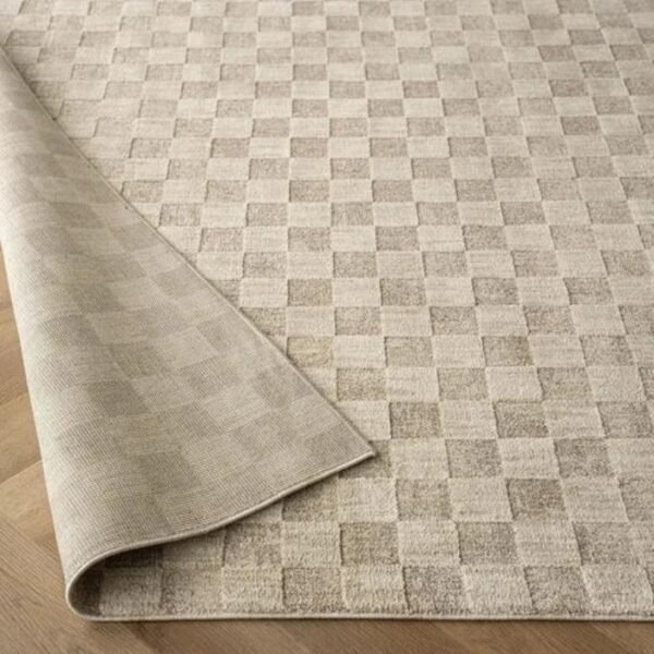 Square Checkerboard Pattern Runner Rugs image 2