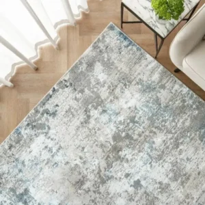 Stripped Base Faded Blurred Runner Rugs image 4