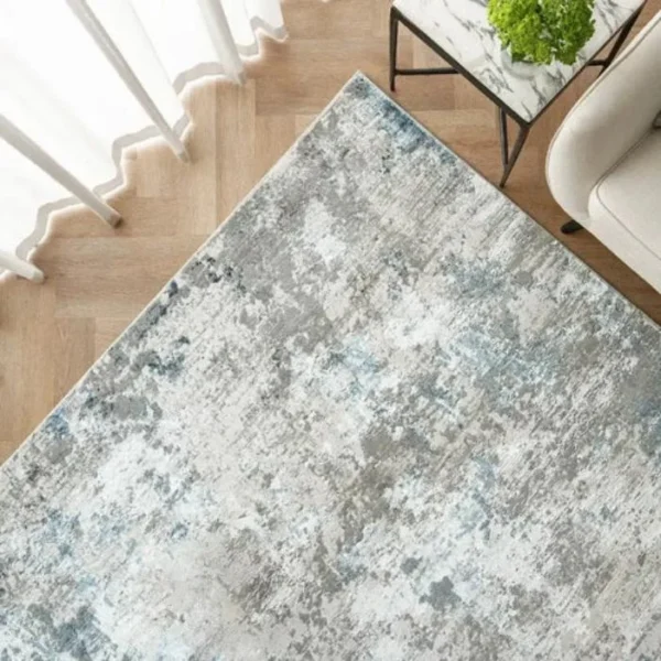 Stripped Base Faded Blurred Runner Rugs image 4