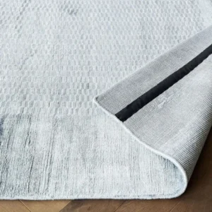 Ice Blue Modern Rug for Living Room