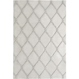 Lattice Patterned Area Rug