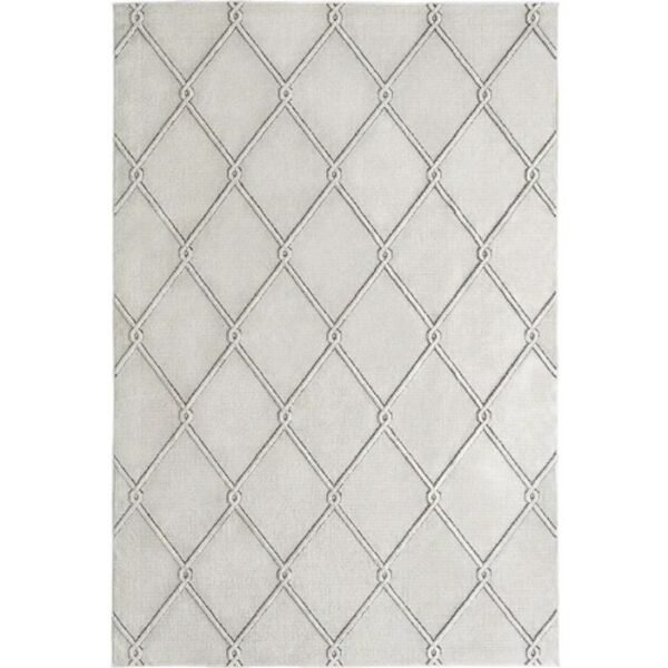 Lattice Patterned Area Rug