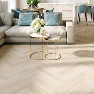 Pale Ash Frost Herringbone Finish