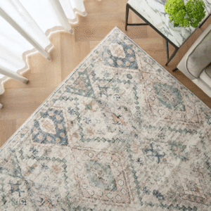 Woven pattern with faded diamond look