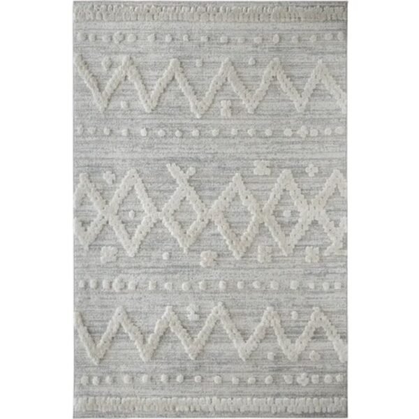 Raised diamond patterned rug