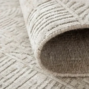 Textured Pottery-style Patterned Round Rugs image 2
