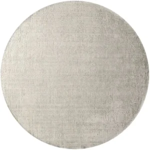 Patterned Pottery-Style Textured Round Rugs - Image 3