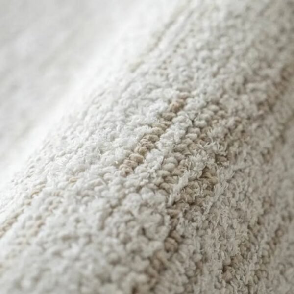 Contemporary rug with rectangular grid