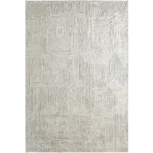Textured Square Rectangular Rug
