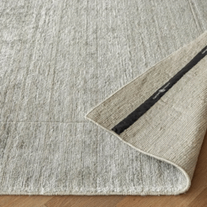 Highly textured surface rug in modern room