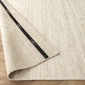 Highly textured surface rug design
