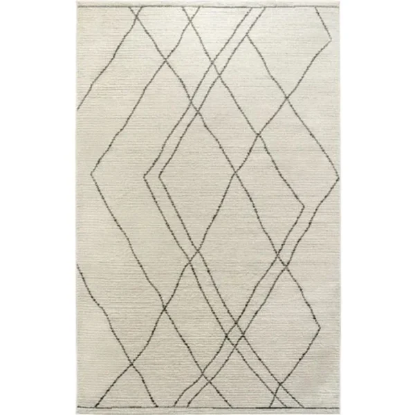 Top view of narrow line rug