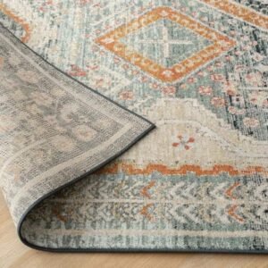 Traditional Diamond Patterned Runner Rugs - Image 3
