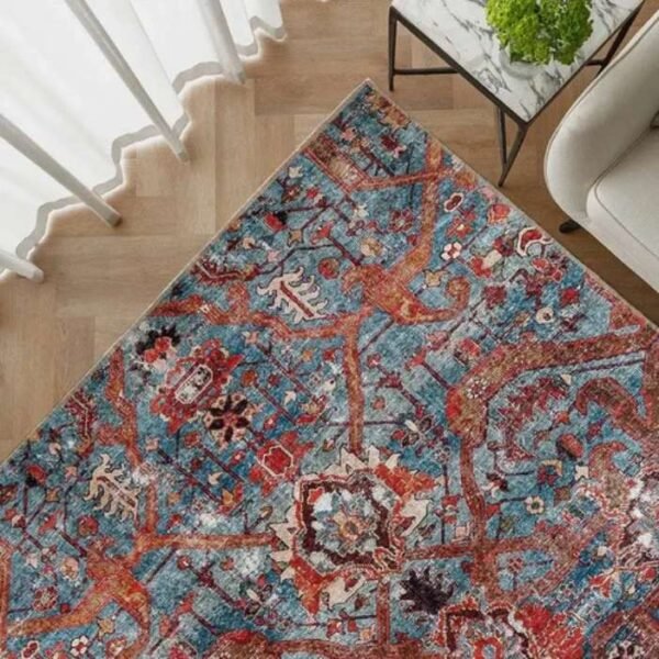 Traditional Faded Patterned Rugs - Image 4
