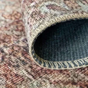 Traditional Medallion Beige Runner Rugs image 3