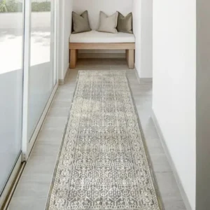 Traditional Multicolored Faded Runner Rugs