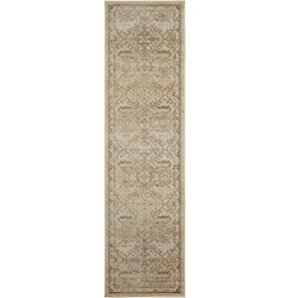 Traditional Repeating Diamond Runner Rugs image 2