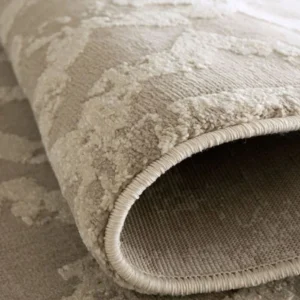 Trellis Pattern Beige Ivory Runner Rugs image 4