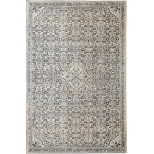 Full layout of Vintage Diamond Patterned Rug