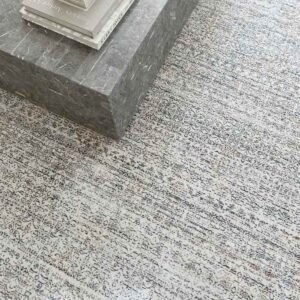 Vintage style faded patterned rug