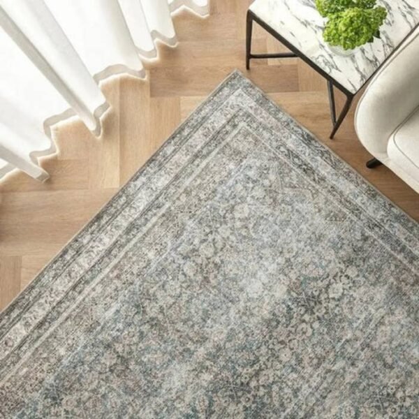 Ornate Border Patterned Rugs - Image 4