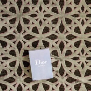 Vintage rug in purple and grey design