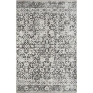 Repeating print vintage style rug