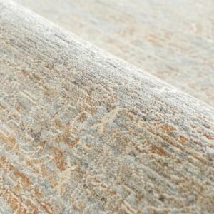 Worn texture abstract rug in rustic color