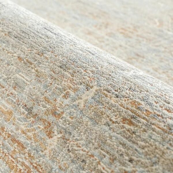 Worn texture abstract rug in rustic color