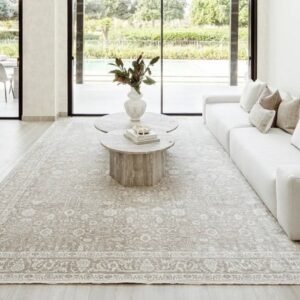 Vintage Patterned Faded Rug