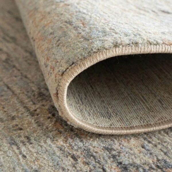 Rustic Texture Distressed Abstract Rug - Image 2
