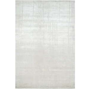 Modern Geometric Rug White