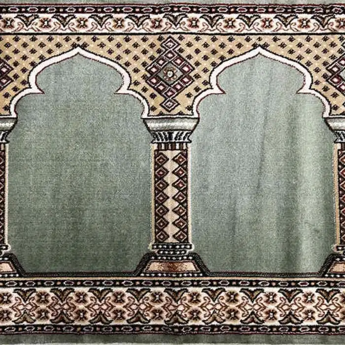 AL-AQSA Light Green Mosque Carpet