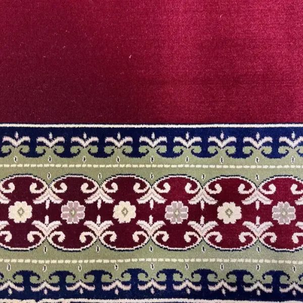 Al-Haram Maroon Mosque Carpet image 2