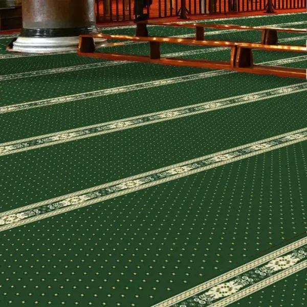 Al-Mubarak Green Masjid Carpet image 3