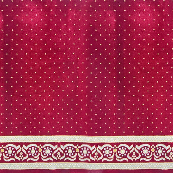 Al-Mustaqeem Maroon Masjid Carpet