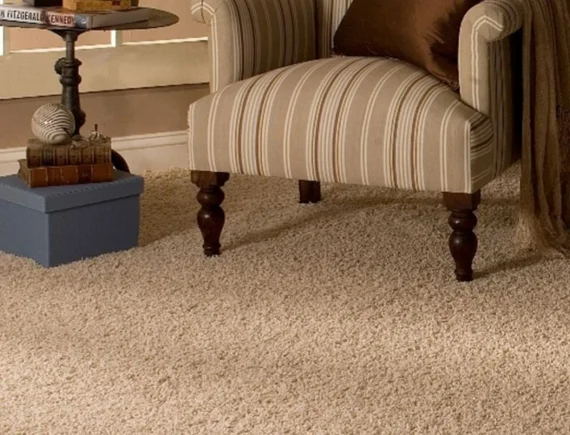 Beige Frieze Carpet in Dubai