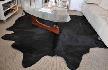Black Cowhide Rug Dubai