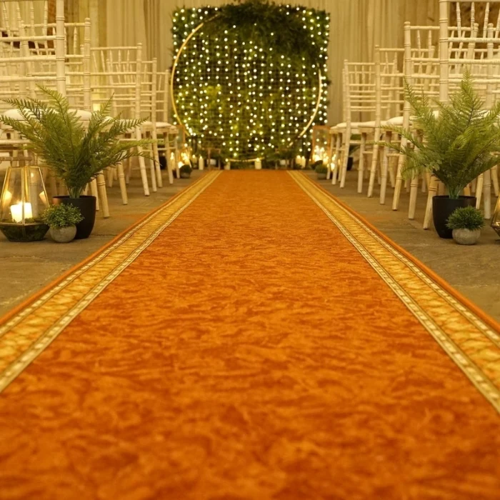 Cheops Terracotta Exhibition Carpet