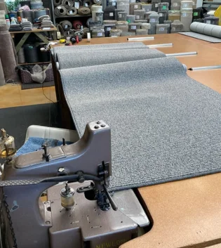Custom Machine Carpet Overlocking Styles in Dubai