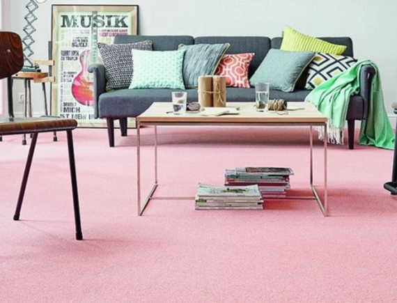 Decorative Floor Covering Pink Carpet in Dubai