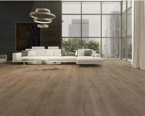Elegant SPC Wood Look Flooring Design in Dubai
