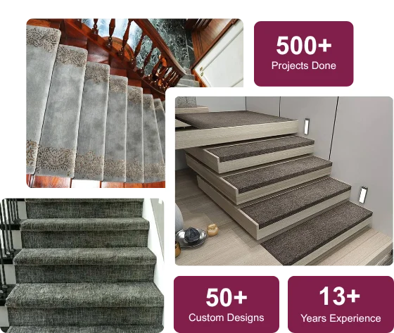 Elegant Stair Carpet for Luxurious Homes in Dubai