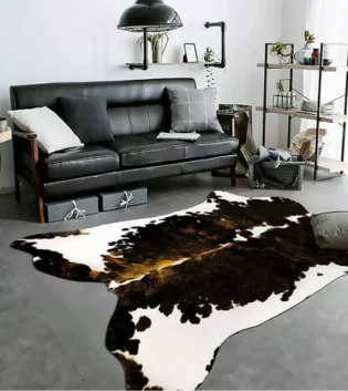 Fur print rug for interior in Dubai